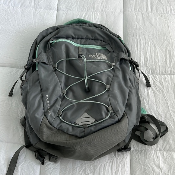 north face backpack white and mint green The Tnf Day Pack Mntgrn Bags Nm2dq07a – The 360 The North Face Vault Backpack